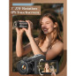 ZYDIIE 4K UHD 64MP Vlogging Camera with 18x Zoom, 3 IPS Touchscreen, Night Vision, Remote, 32GB Card & 2 Batteries ZYDIIE 4K UHD 64MP Vlogging Camera with 18x Zoom, 3 IPS Touchscreen, Night Vision, Remote, 32GB Card & 2 Batteries