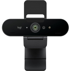 Logitech Brio Ultra 4K HD Webcam – High-Quality Streaming & Meeting Camera, Black