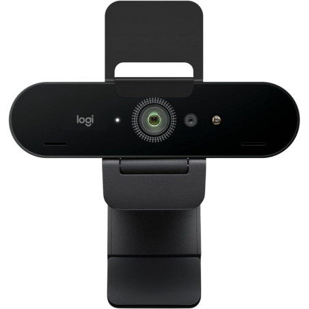 Logitech Brio Ultra 4K HD Webcam – High-Quality Streaming & Meeting Camera, Black