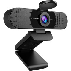Webcam EMEET 1080P avec Microphone Double pour Streaming