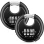 DELSWIN 4-Digit Heavy Duty Weatherproof Combination Padlocks, Hardened Steel Shackle, Black, 2-Pack DELSWIN 4-Digit Heavy Duty Weatherproof Combination Padlocks, Hardened Steel Shackle, Black, 2-Pack