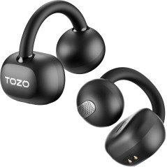 TOZO OpenEarRing Bluetooth 5.4 Earbuds – 40H Lightweight Comfort