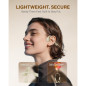 Écouteurs Bluetooth 6.0 à Conduction Osseuse, Ouverts, Micro, 10h, IP65, Léger 25g, Sport Noir Écouteurs Bluetooth 6.0 à Conduction Osseuse, Ouverts, Micro, 10h, IP65, Léger 25g, Sport Noir