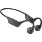 Écouteurs Bluetooth 6.0 à Conduction Osseuse, Ouverts, Micro, 10h, IP65, Léger 25g, Sport Noir Écouteurs Bluetooth 6.0 à Conduction Osseuse, Ouverts, Micro, 10h, IP65, Léger 25g, Sport Noir