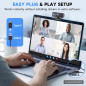 Webcam PHILIPS 4K avec Microphone, Caméra PC HD pour Réunions et Appels Vidéo Webcam PHILIPS 4K avec Microphone, Caméra PC HD pour Réunions et Appels Vidéo