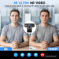 Webcam PHILIPS 4K avec Microphone, Caméra PC HD pour Réunions et Appels Vidéo Webcam PHILIPS 4K avec Microphone, Caméra PC HD pour Réunions et Appels Vidéo