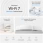 TP-Link Deco 7 BE23 WiFi 7 Mesh 4-Stream 3.6 Gbps, 6500 Sq.Ft, 2×2.5G Ports, VPN, AI-Roaming, 3-Pack TP-Link Deco 7 BE23 WiFi 7 Mesh 4-Stream 3.6 Gbps, 6500 Sq.Ft, 2×2.5G Ports, VPN, AI-Roaming, 3-Pack