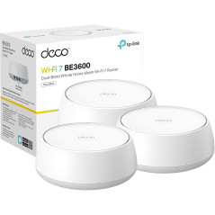 TP-Link Deco 7 BE23 WiFi 7 Mesh System | 3.6Gbps, 6,500 Sq.Ft, 3-Pack