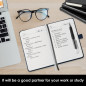 Small A6 Notebook Pocket Journal 3-Pack, 3.7 x 5.7, Black Leather Cover Small A6 Notebook Pocket Journal 3-Pack, 3.7 x 5.7, Black Leather Cover