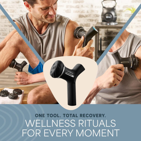 LifePro Spinergy Lymphatic Drainage Massager – 4 Heads, 6 Speeds