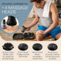 LifePro Spinergy Lymphatic Drainage Massager with 4 Rotating Heads and 6 Adjustable Speeds