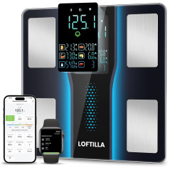 LOFTILLA Balance Intelligente 8-en-1 : IMC, Graisse, Muscle