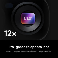 Insta360 Luna Ultra 8K, Double Objectifs Leica, Zoom 12×, Écran Tactile 2, Capteur 1, Stabilisateur de Poche