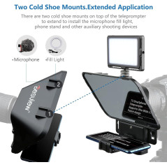 Desview T3 Portable Teleprompter for Camera, Smartphone & Tablet up to 10