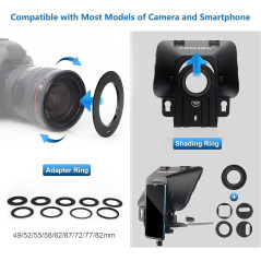 Desview T3 Téléprompteur Portable pour Caméra & Smartphone