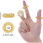 Cotsoco Massageur Doigts 2-en-1 avec 5 Anneaux Acupression - Soulagement Douleur, Stress & Arthrite Cotsoco Massageur Doigts 2-en-1 avec 5 Anneaux Acupression - Soulagement Douleur, Stress & Arthrite