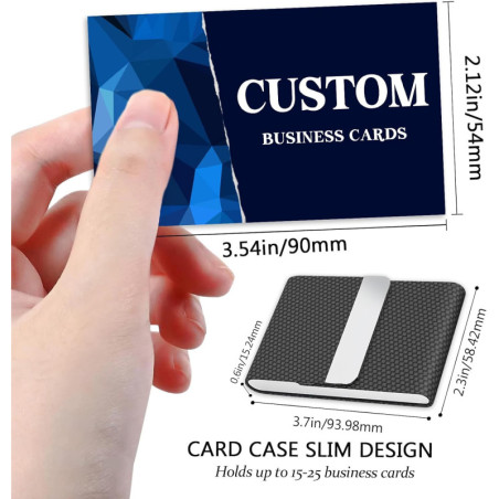 Custom Business Cards – Personalized with Your Logo, Text, or Photo for Unique Branding