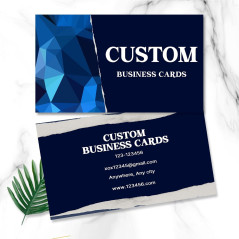 Cartes de Visite Personnalisées avec Logo, Texte, Photo