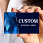 Custom Business Cards – Personalized with Your Logo, Text, or Photo for Unique Branding