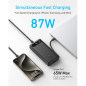 Anker Power Bank 20,000mAh avec câble USB-C intégré - Batterie Externe de Voyage Noire Anker Power Bank 20,000mAh avec câble USB-C intégré - Batterie Externe de Voyage Noire