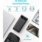 Anker Power Bank 20,000mAh avec câble USB-C intégré - Batterie Externe de Voyage Noire Anker Power Bank 20,000mAh avec câble USB-C intégré - Batterie Externe de Voyage Noire