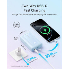Anker Zolo 20,000mAh Chargeur Portable 30W USB-C intégré