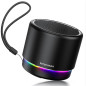 Portable Bluetooth Speaker 5.4 with Noise Reduction Mic, Mini Black Wireless Speaker Portable Bluetooth Speaker 5.4 with Noise Reduction Mic, Mini Black Wireless Speaker