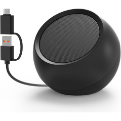 USB-Powered Computer Speaker for PC & Laptop with USB-C Adapter