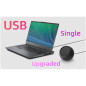 USB-Powered Wired Computer Speaker with USB-C Adapter, Crystal-Clear Sound, Loud Volume & Rich Bass USB-Powered Wired Computer Speaker with USB-C Adapter, Crystal-Clear Sound, Loud Volume & Rich Bass