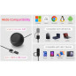 USB-Powered Wired Computer Speaker with USB-C Adapter, Crystal-Clear Sound, Loud Volume & Rich Bass USB-Powered Wired Computer Speaker with USB-C Adapter, Crystal-Clear Sound, Loud Volume & Rich Bass