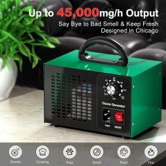 Générateur Ozone 45 000mg/h - Désodorisant Maison & Auto