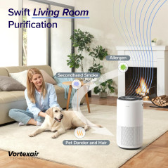 LEVOIT Core 400S-P Smart Air Purifier for Large Rooms up to 1733 Ft²