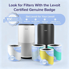 LEVOIT Core 400S-P Smart Air Purifier for Large Rooms up to 1733 Ft²