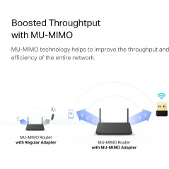TP-Link AC1300 Nano USB WiFi Adapter for Desktop PC – Dual Band 2.4/5G