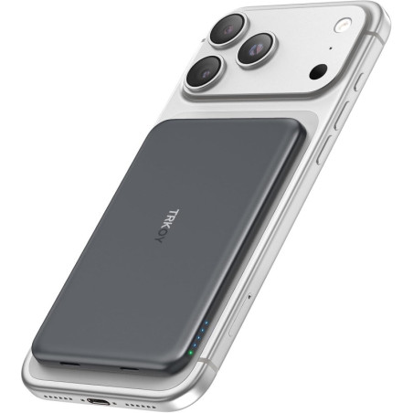 Chargeur Portable Magsafe 5000mAh Slim Sans Fil Magnétique Power Bank Compact