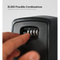 Iron Lock® XXL Outdoor Wall Mount Key Lock Box with Combination Code – Black Iron Lock® XXL Outdoor Wall Mount Key Lock Box with Combination Code – Black