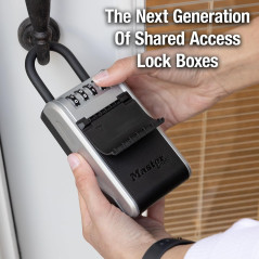 Master Lock High Capacity Key Lockbox with Combination Dial & Removable Shackle