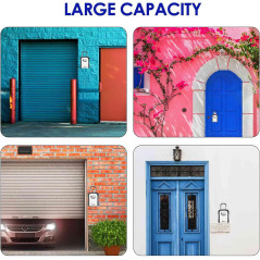Waterproof 4-Digit Key Lock Box with Removable Shackle – Grey