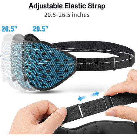 LitBear 3D Breathable Sleep Mask for Side Sleepers – Comfortable Eye Mask for Women & Men
