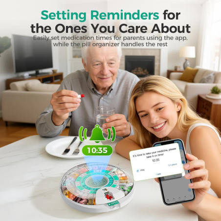 Betife 28-Day Smart Bluetooth Pill Dispenser – Easy Setup & Automatic