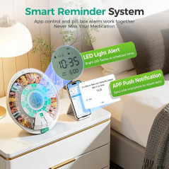 Distributeur Pilules Automatique Betife 28 Jours Bluetooth