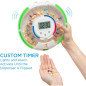 Distributeur Automatique de Pilules Live Fine, Organisateur Médicaments 28 Jours, Couvercle Transparent Distributeur Automatique de Pilules Live Fine, Organisateur Médicaments 28 Jours, Couvercle Transparent