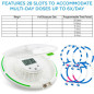 Distributeur Automatique de Pilules Live Fine, Organisateur Médicaments 28 Jours, Couvercle Transparent Distributeur Automatique de Pilules Live Fine, Organisateur Médicaments 28 Jours, Couvercle Transparent