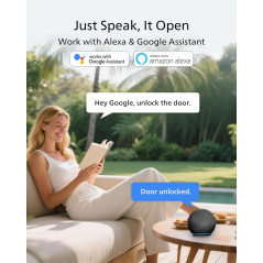 Serrure Philips WiFi avec Poignée, Télécommande APP intégrée