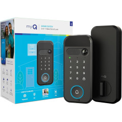 myQ Secure View™ Smart Lock with 2K HDR Video, Face & Fingerprint Access