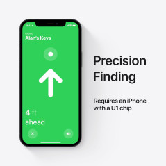 Apple AirTag 1ère Génération - Suivi Facile Clés & Bagages