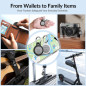 Tracker Tag 2-Pack Apple MFi Certified Bluetooth Trackers for Find My iOS - IP67 Waterproof Item Finders Tracker Tag 2-Pack Apple MFi Certified Bluetooth Trackers for Find My iOS - IP67 Waterproof Item Finders