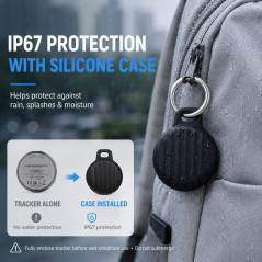 Tracker Tag 2 Pack - Apple MFi Certified Bluetooth Find My Trackers IP67