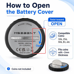 Tracker Tag 2 Pack - Suivi Bluetooth Certifié Apple MFi IP67