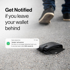 SPOTMINDERS Apple MFi Wallet Tracker PRO Slim Rechargeable Card Finder